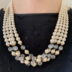 Faux Pearl Necklace